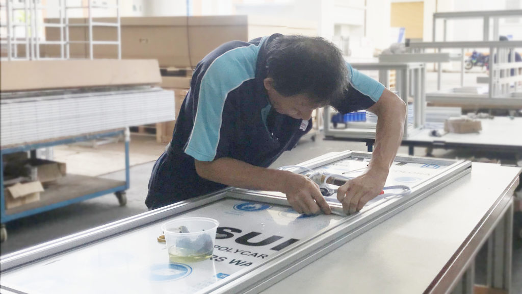Production - assembly in intermech